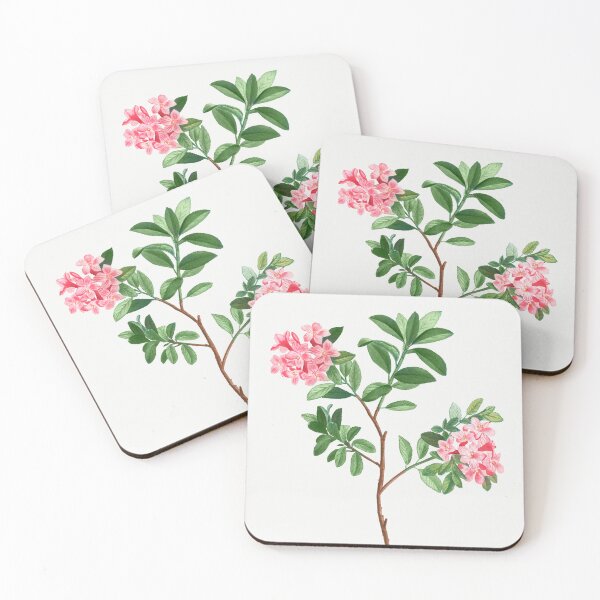Item preview, Rhododendron Flowers Vintage Botanical Illustration designed and sold by TheRetroArtRoom.