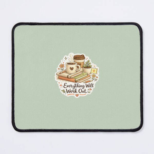 Item preview, Everything Will Work Out Coffee Sticker designed and sold by MUSA'S.