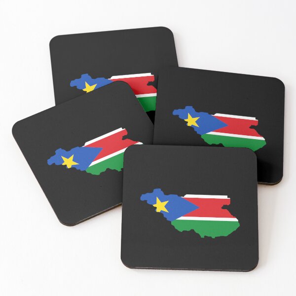 Item preview, South Sudan Shaped Flag SS designed and sold by shitpostee.