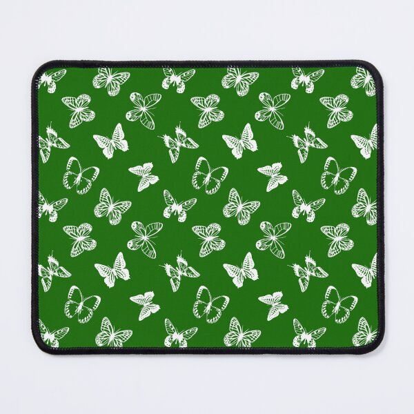 Item preview, Butterfly Pattern Design - Green and White designed and sold by PatternTitan.