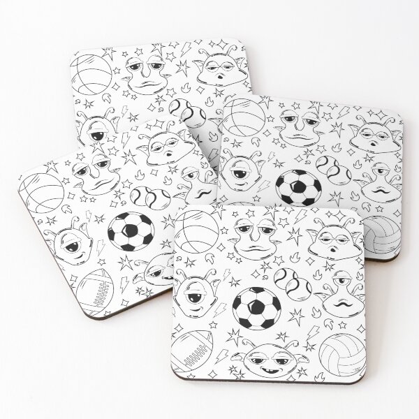 Item preview, Funny Volleyball Seamless Pattern | Cute Sports Design designed and sold by Mammoths.