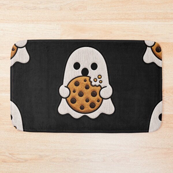 Item preview, Cute Ghost Cookie Kawaii Embroidery Patch Design designed and sold by ColorSplash123.