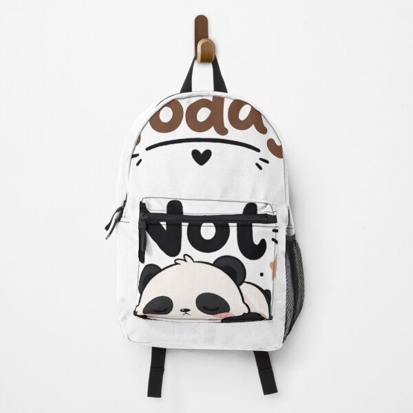 Item preview, Not Today Cute Sleepy Panda | Funny Lazy Mood Kawaii Animal Quote Sticker designed and sold by Sanika arts .