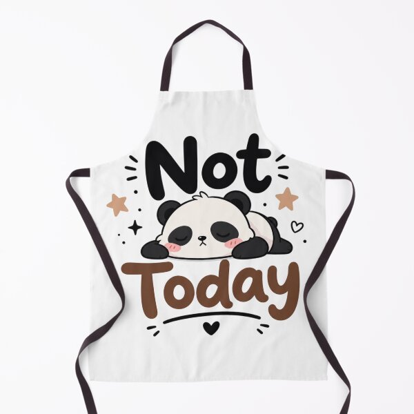 Item preview, Not Today Cute Sleepy Panda | Funny Lazy Mood Kawaii Animal Quote Sticker designed and sold by Sanika arts .
