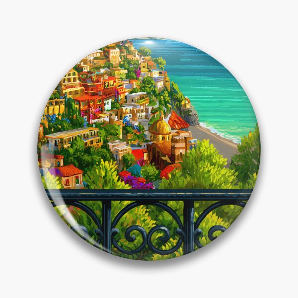 Item preview, Charming Espresso View with Scenic Landscape designed and sold by Artessie.