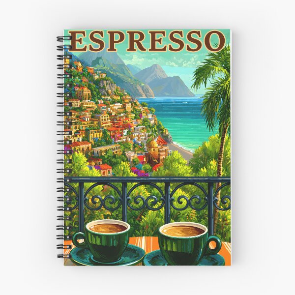 Item preview, Charming Espresso View with Scenic Landscape designed and sold by Artessie.