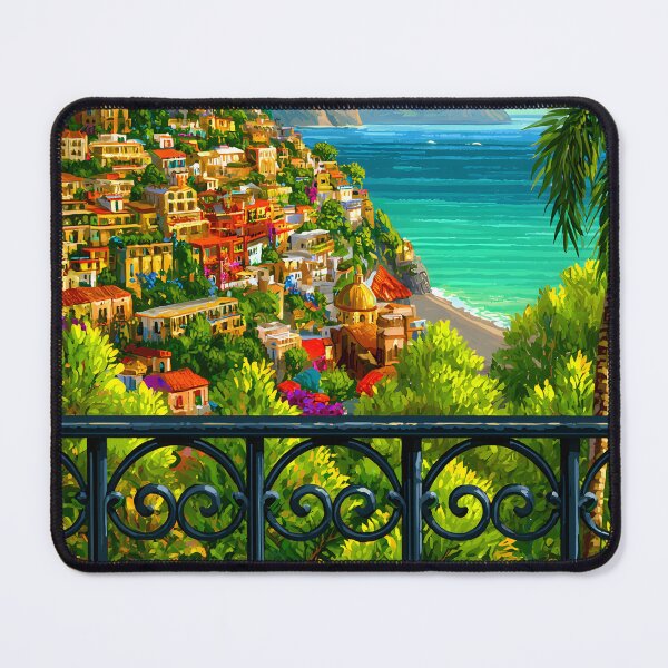 Item preview, Charming Espresso View with Scenic Landscape designed and sold by Artessie.