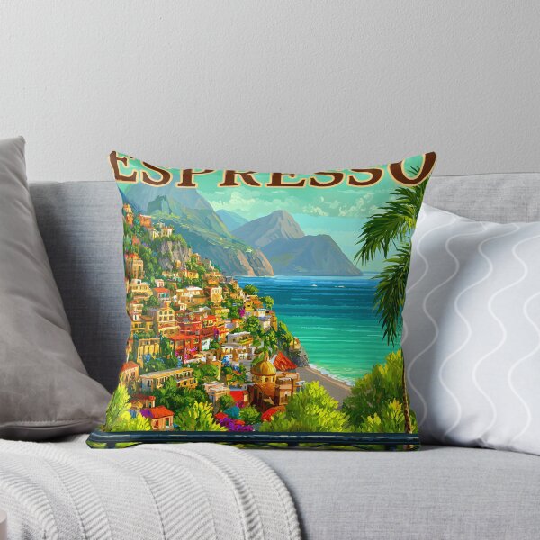 Item preview, Charming Espresso View with Scenic Landscape designed and sold by Artessie.