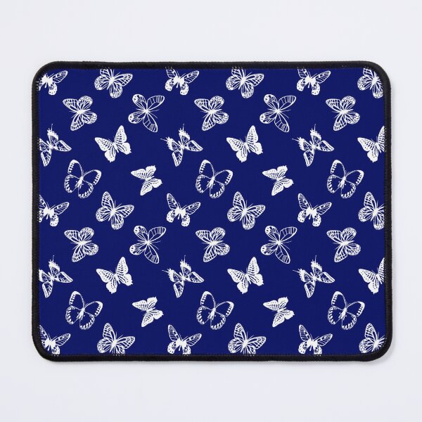 Item preview, Butterfly Pattern Design - Blue and White designed and sold by PatternTitan.