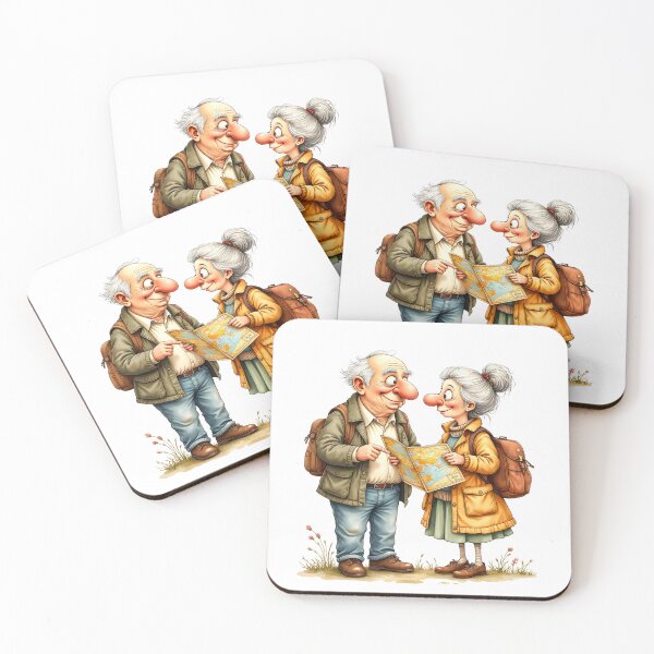 Item preview, Adventure Awaits Grandpa and Grandma Map Travel designed and sold by Connys Colorful World.
