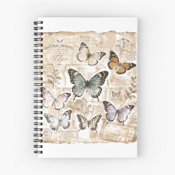 Item preview, Timeless Natural Beauty – Vintage Butterfly Collector's Journal designed and sold by Artisan Finds Online.