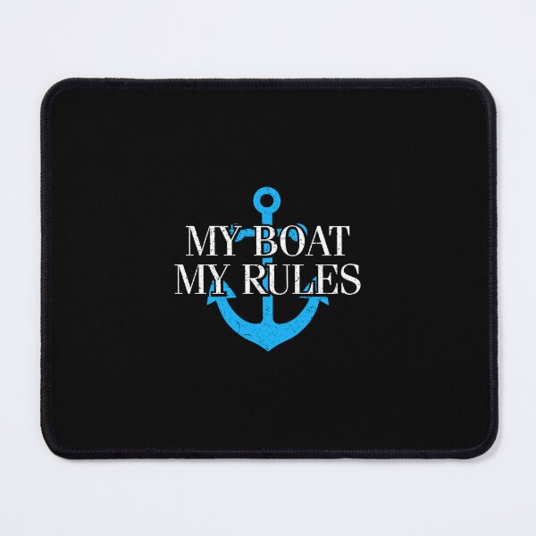 Item preview, My Boat My Rules - Funny Boating Captain Cruise Gift designed and sold by keviacevarya.