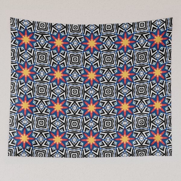 Item preview, Bold Geometric Starburst Abstract Pattern designed and sold by SweetLilith.