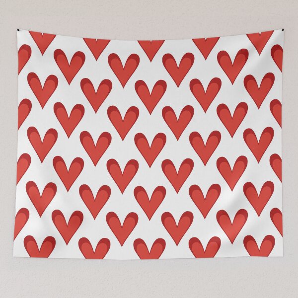 Item preview, Red & white hearts designed and sold by Mint + Midnight.