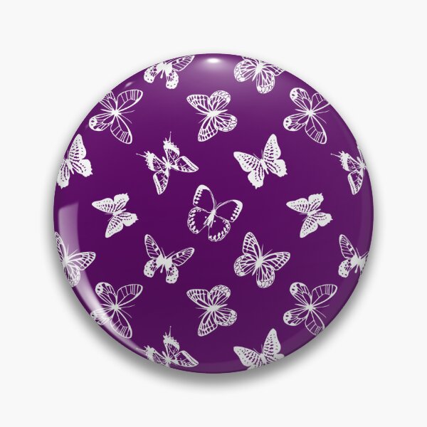 Item preview, Butterfly Pattern Design - Purple and White  designed and sold by PatternTitan.