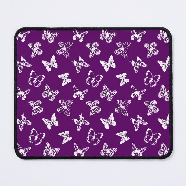 Item preview, Butterfly Pattern Design - Purple and White  designed and sold by PatternTitan.