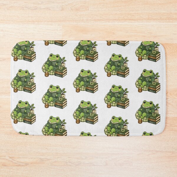 Item preview, One More Chapter Frog Sticker | Cute Book Lover Frog Reading Cozy Books & Tea designed and sold by GenZStickerHub1.
