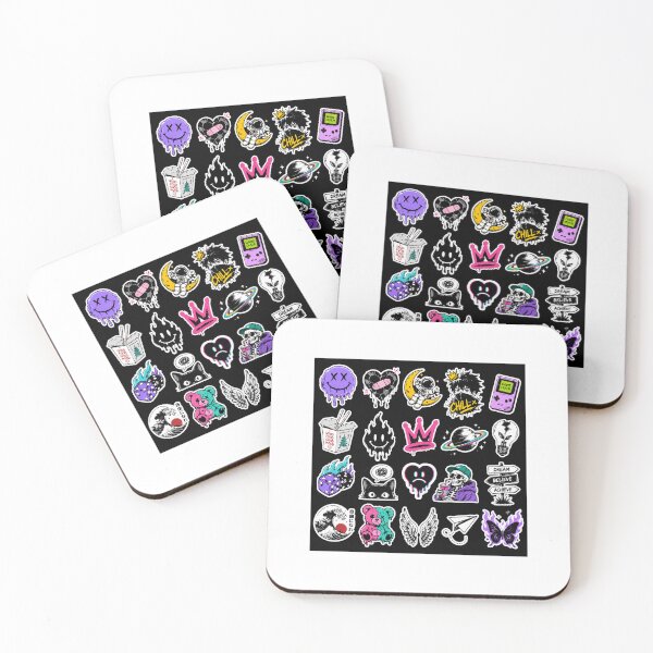 Item preview, Gen Z Sticker Pack | Colorful Streetwear Aesthetic Sticker Collection | Urban Vinyl Decals designed and sold by LarkLeaf.