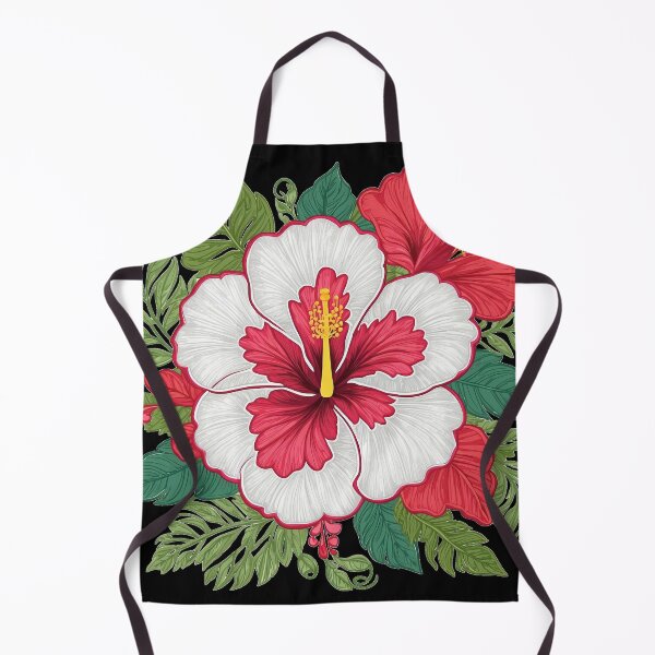 Aperçu de l'œuvre Hibiscus Folk Embroidery Mandala Clipart Collection 4 créée et vendue par PlayPlearnZone.