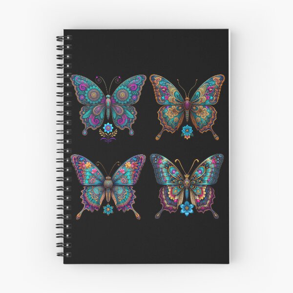 Item preview, Intricate Ornate Butterfly Dark Art designed and sold by CF_VintageDesign.