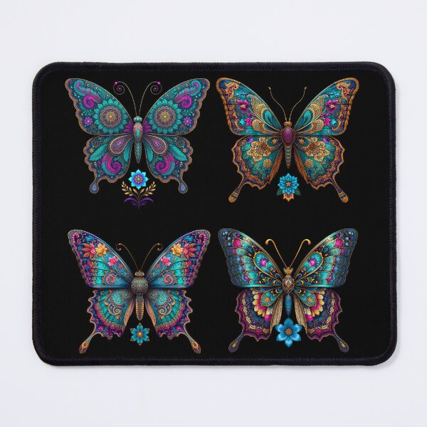 Item preview, Intricate Ornate Butterfly Dark Art designed and sold by CF_VintageDesign.