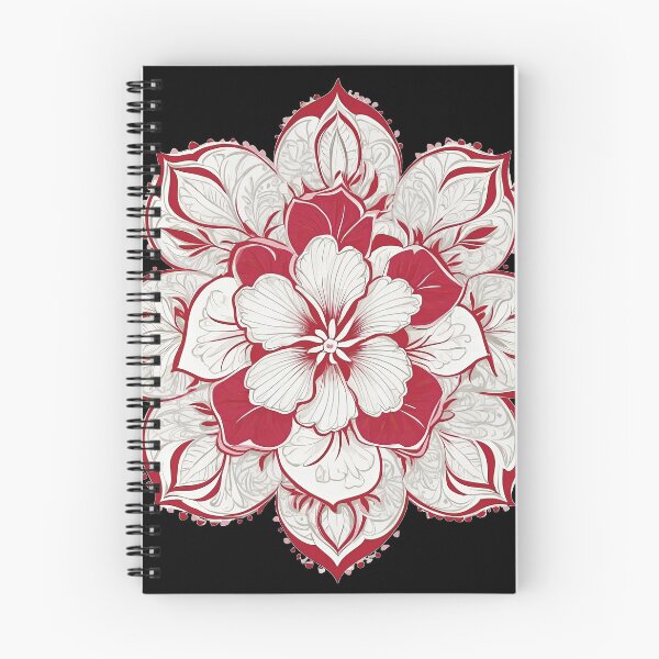 Item preview, Hibiscus Folk Embroidery Mandala Clipart Collection 5 designed and sold by PlayPlearnZone.
