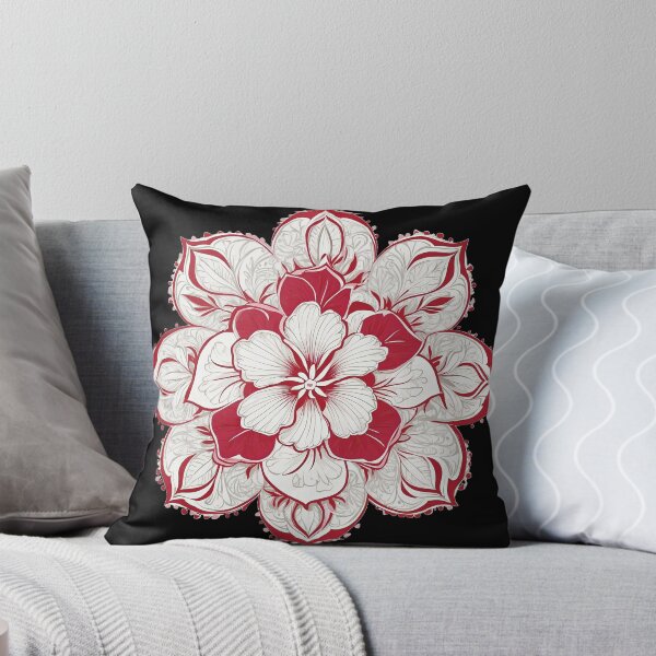 Item preview, Hibiscus Folk Embroidery Mandala Clipart Collection 5 designed and sold by PlayPlearnZone.