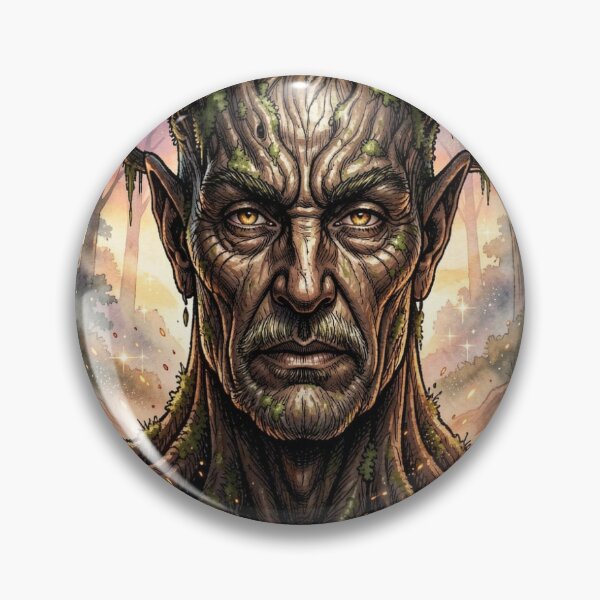 Item preview, Forest Guardian – Bark Spirit & Ember Glow, Monet Inspired designed and sold by FotoworldEdel.