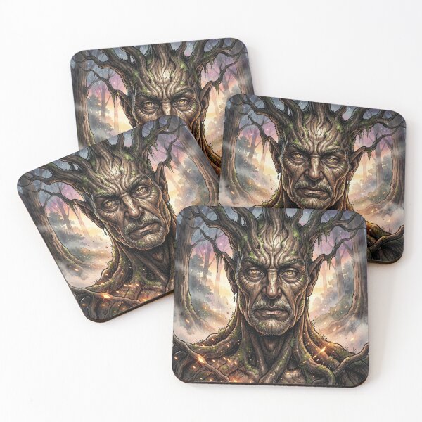Item preview, Forest Guardian – Bark Spirit & Ember Glow, Monet Inspired designed and sold by FotoworldEdel.