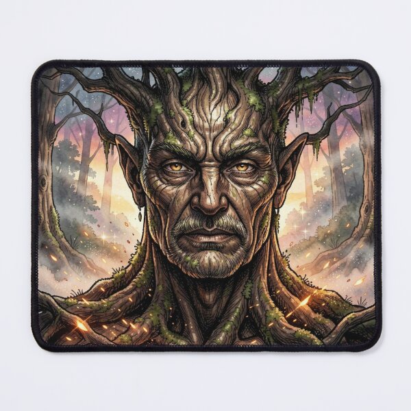 Item preview, Forest Guardian – Bark Spirit & Ember Glow, Monet Inspired designed and sold by FotoworldEdel.