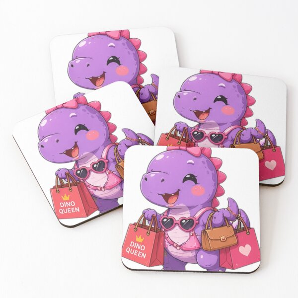 Item preview, Cute Fashionista Dinosaur Sticker designed and sold by DailyDoodlesBySumbul.