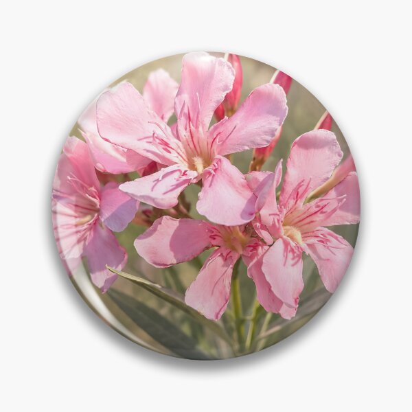 Item preview, Pink Oleander Glow – Botanical Flow Collection designed and sold by Violafleurviolett.