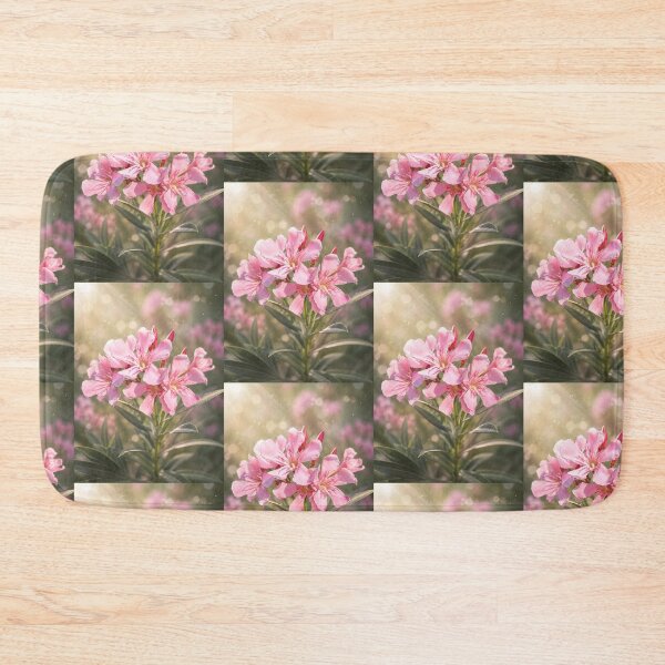 Item preview, Pink Oleander Glow – Botanical Flow Collection designed and sold by Violafleurviolett.
