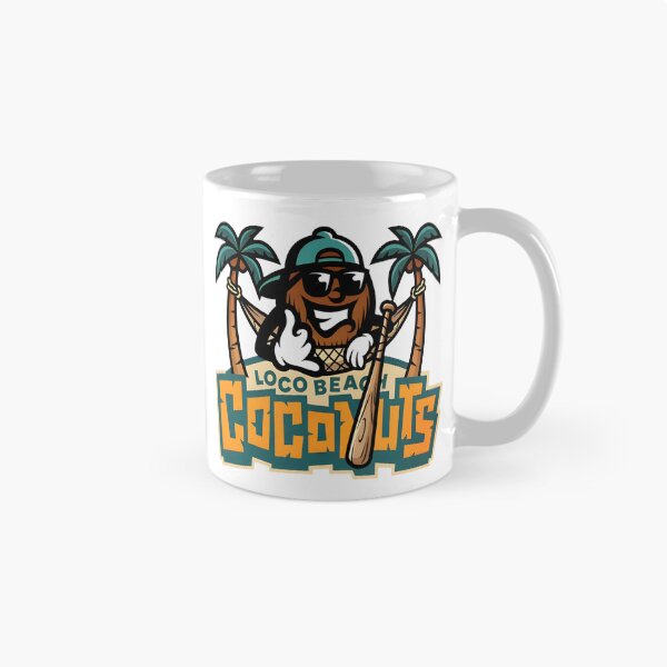 Item preview, Loco Beach Coconuts Baseball designed and sold by CharmiA Fox.
