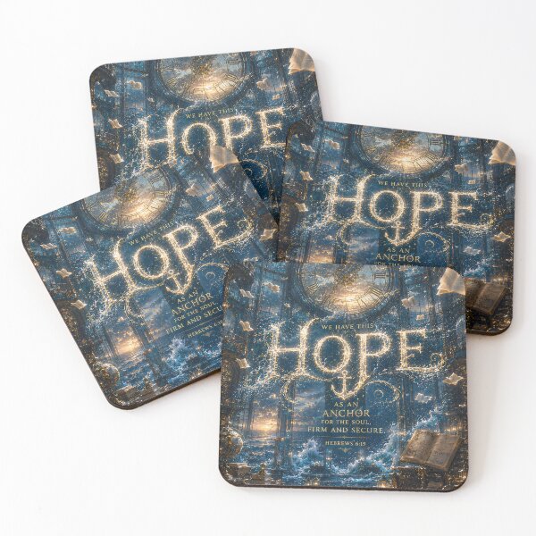 Item preview, Hope Anchor Hebrews 6 19 Nautical Christian Gifts designed and sold by mizuNgrace.
