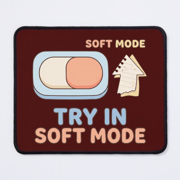 Item preview, Try in Soft Mode Funny Introvert Mental Health Comfort Aesthetic Design designed and sold by CuteRage.