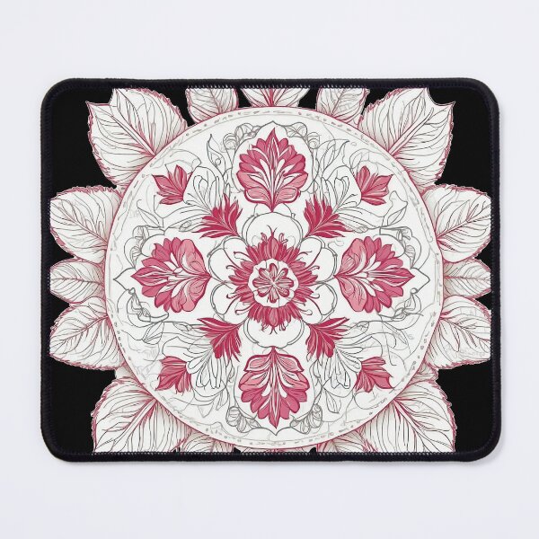 Item preview, Hibiscus Folk Embroidery Mandala Clipart Collection 10 designed and sold by PlayPlearnZone.