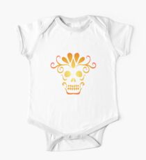 Glowing Sugar Skull Carving One Piece - Short Sleeve