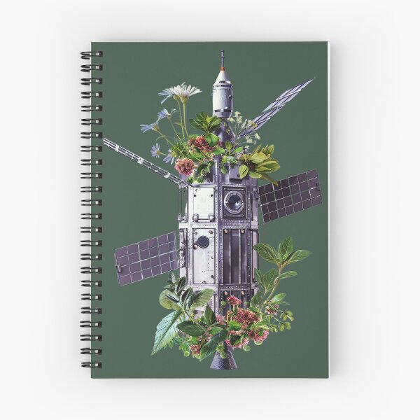 Item preview, atellite Garden - Orbital Flora Art designed and sold by STATIC SOUL.
