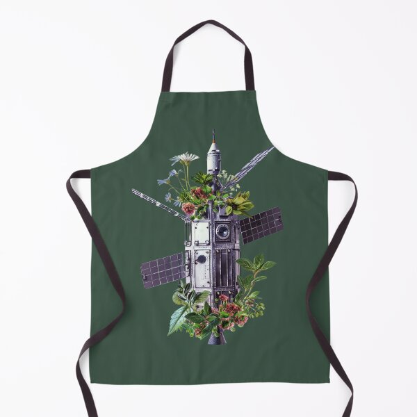 Item preview, atellite Garden - Orbital Flora Art designed and sold by STATIC SOUL.