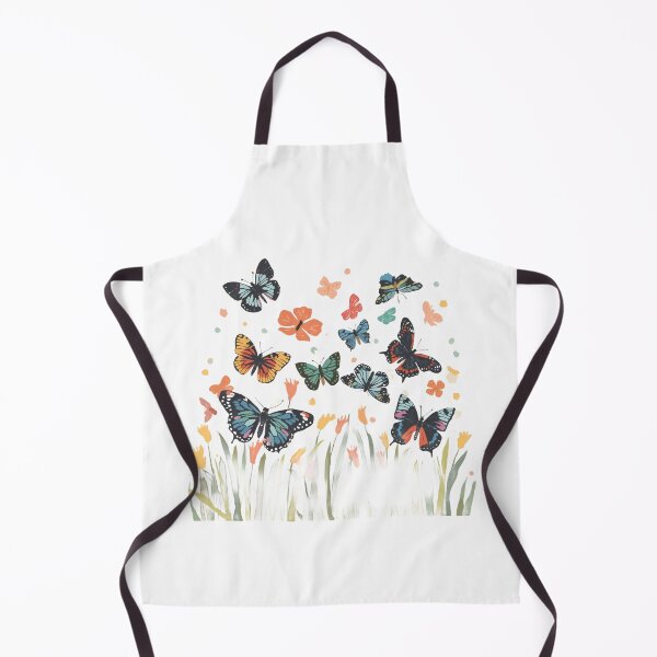 Item preview, Butterflies in Bloom – Whimsical Spring Garden Illustration designed and sold by Artisan Finds Online.