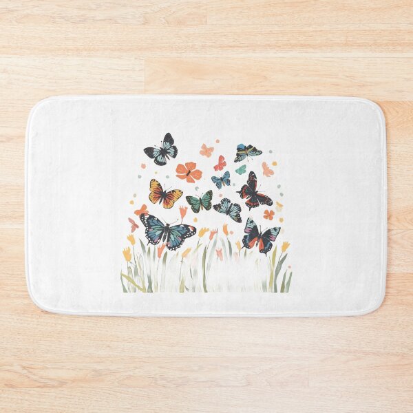 Item preview, Butterflies in Bloom – Whimsical Spring Garden Illustration designed and sold by Artisan Finds Online.