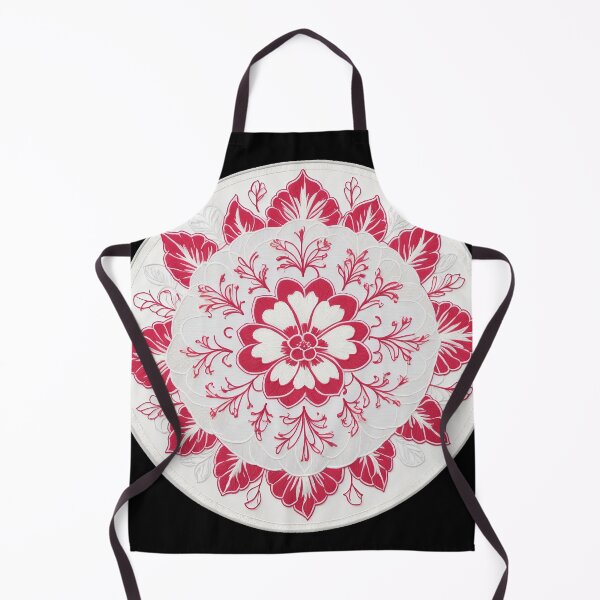 Item preview, Hibiscus Folk Embroidery Mandala Clipart Collection 11 designed and sold by PlayPlearnZone.