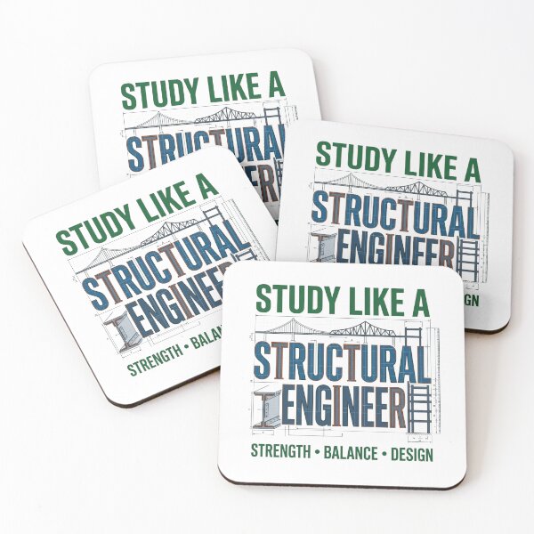 Item preview, Study Like a Structural Engineer | Civil Engineering Student Gift T-Shirt designed and sold by Amr Darwish Graphic designer.
