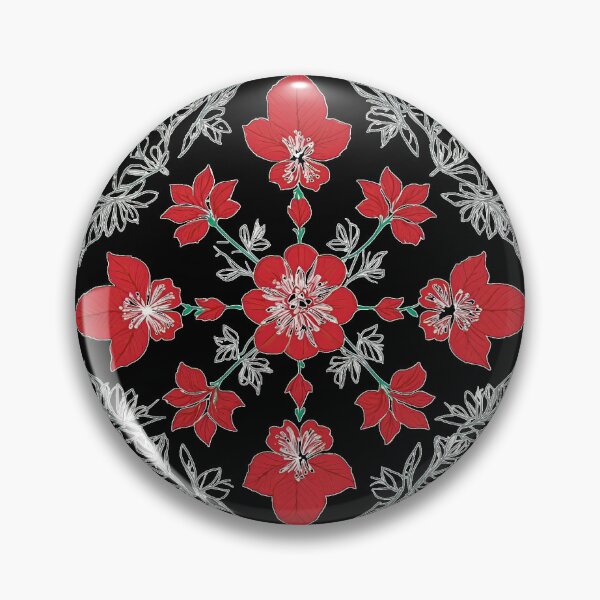 Item preview, Hibiscus Folk Embroidery Mandala Clipart Collection 12 designed and sold by PlayPlearnZone.