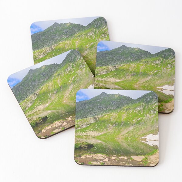 Item preview, Balea Lake Mountain Slope – Romania Alpine Print designed and sold by MSMPrintDesign.