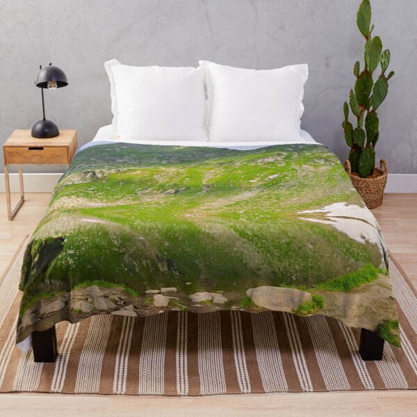 Item preview, Balea Lake Mountain Slope – Romania Alpine Print designed and sold by MSMPrintDesign.