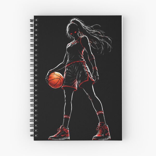 Item preview, Fearless Female Basketball Player Dark Manga Art designed and sold by Pavelus.