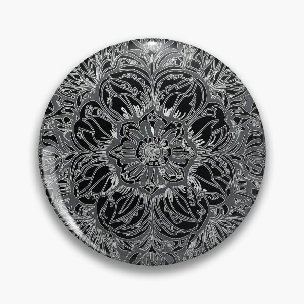 Item preview, Hibiscus Folk Embroidery Mandala Clipart Collection 13 designed and sold by PlayPlearnZone.