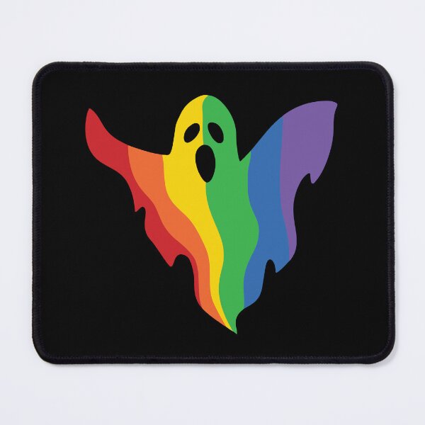 Item preview, Retro Rainbow Pride Ghost Halloween LGBTQ Spooky designed and sold by BrownHorse90s.